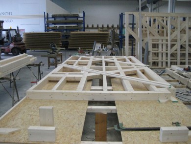 casa-telaio-casorezzo_ferraro-case-in-legno_16.3 assemblaggio telai